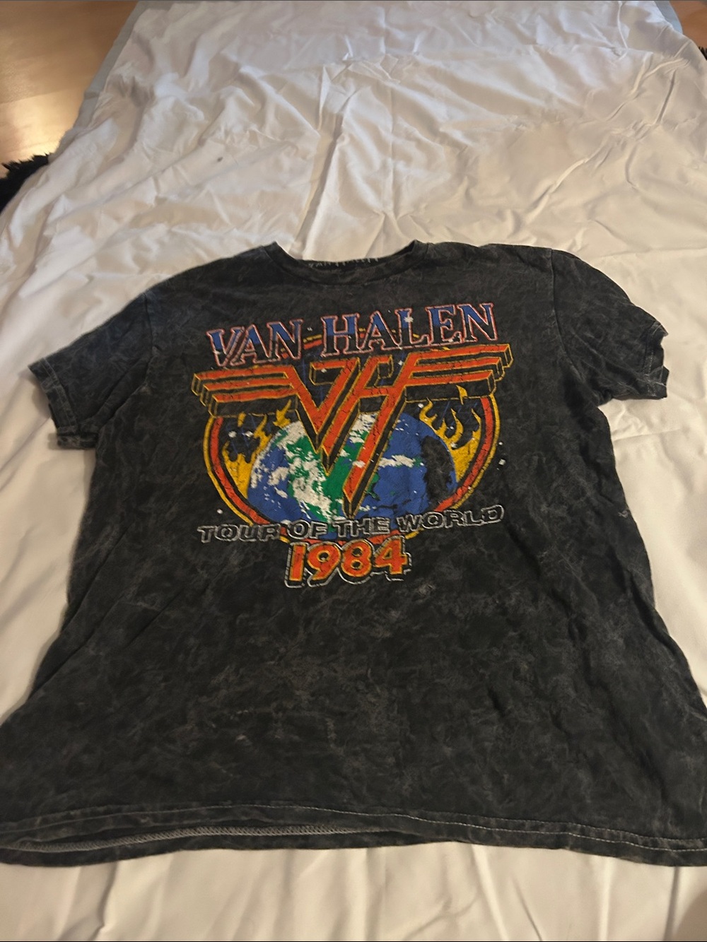 Tilly's Van Halen 1984 Tour Graphic Tee - Black with Multicolor Print